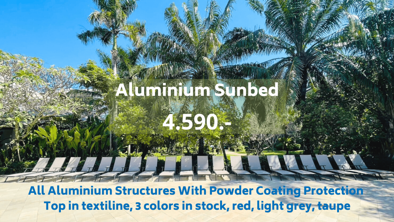 Aluminium Sunbed