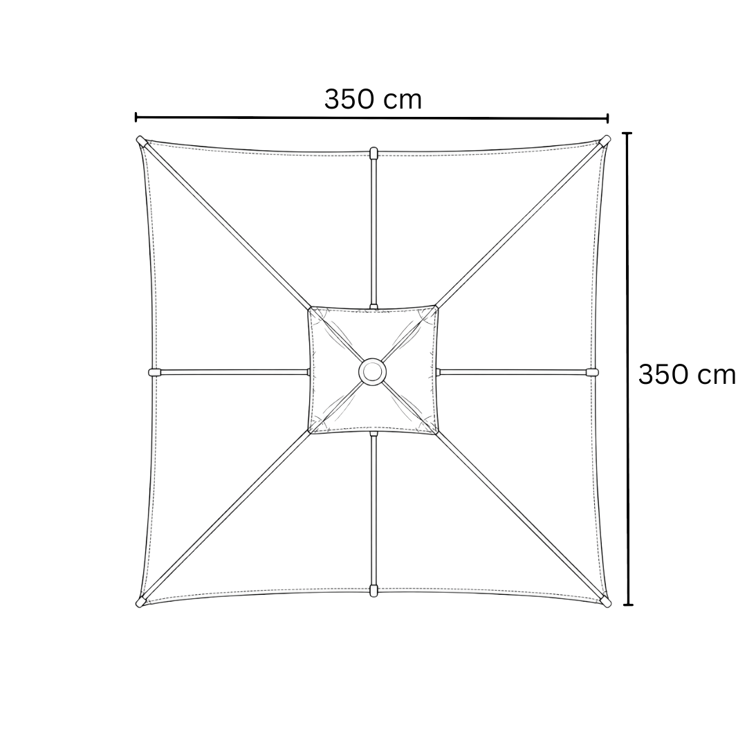 350 cm