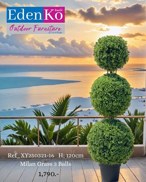 Copy of ****FB**** OUTDOOR 1080 x 1350 - Ref_XY250321-16 H: 120cm Milan Grass 3 Balls