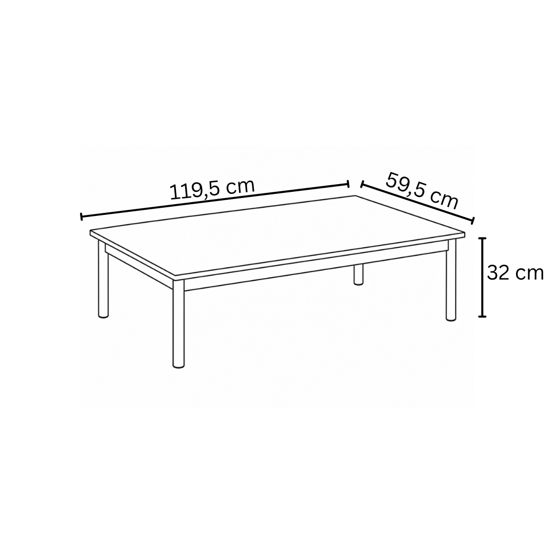 119,5 cm