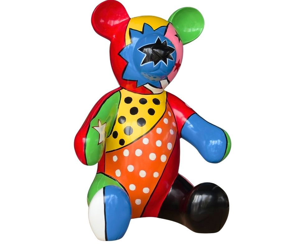– Colorfull Bear – 32 x 25 x 45 cm