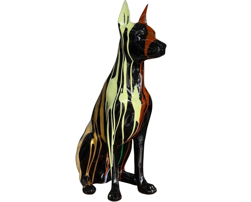 Dog Doberman Seat 50x28x70cm 4990