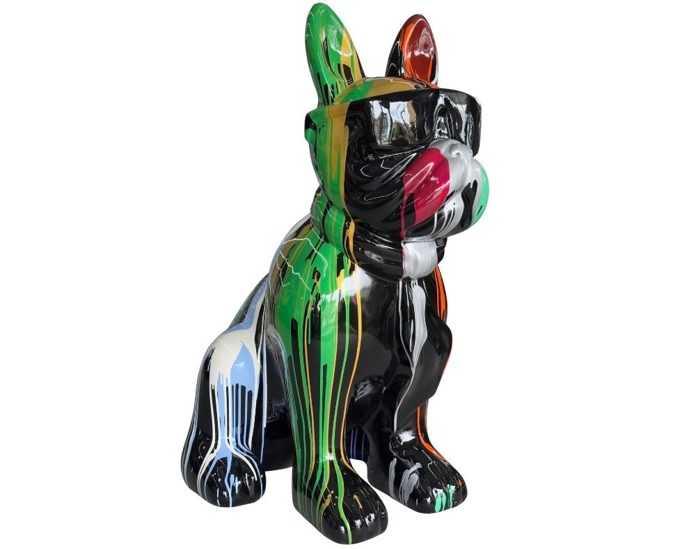 Dog Sitting With Glasses 98x69x122cm 24990