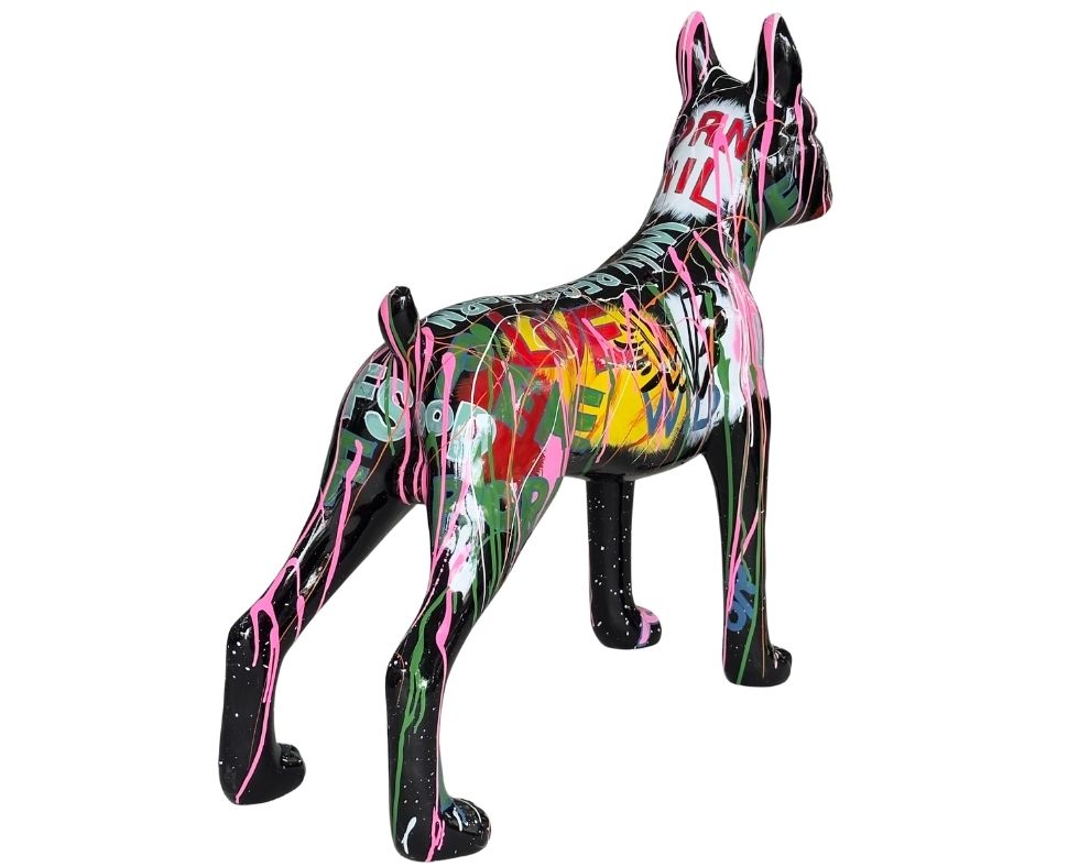 Dog Standing Pink & Black 105x36x36cm 12990 (2)