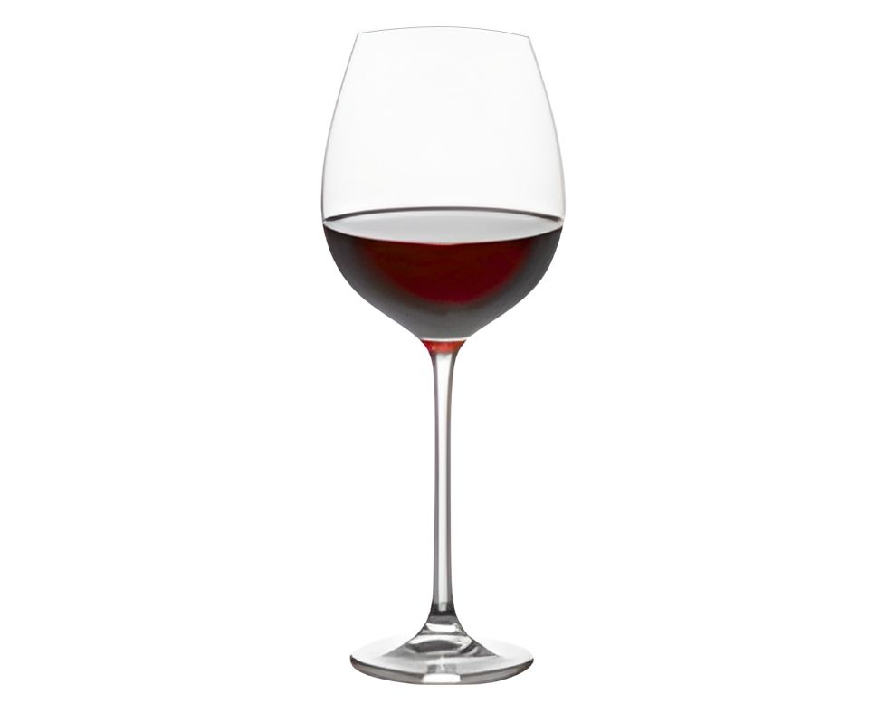 Burgundy Crystal Glass 660mL Ref_ S99BG66 629Thb H_250mm Dia ext._ 110 mm Top Dia 75mm