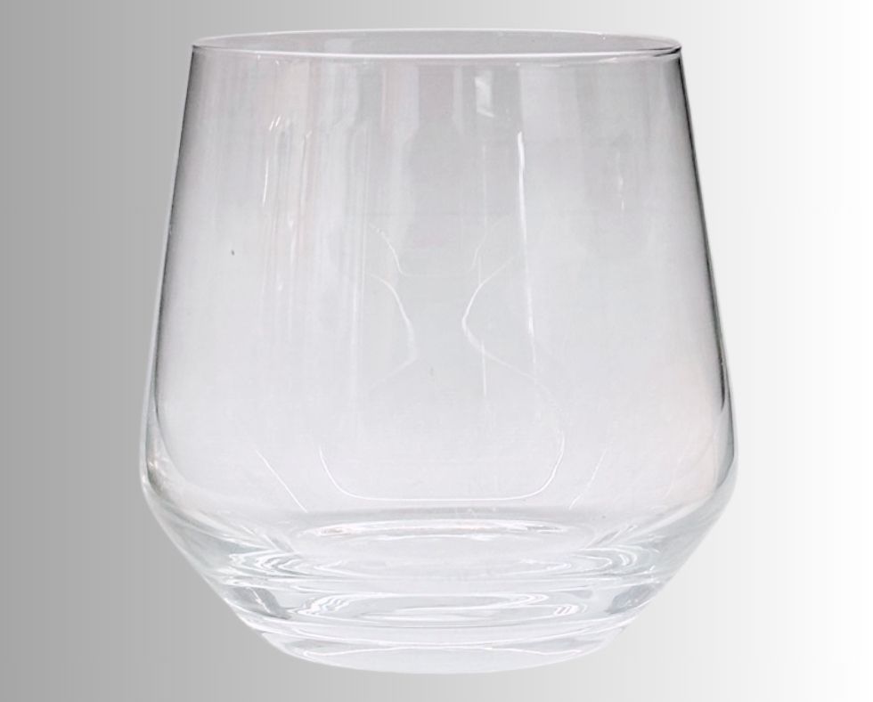 C Crystal Wiskey Glass 370 mL H_ 90 mm Dia Bowl_ 95 mm Dia Top_ 70 mm