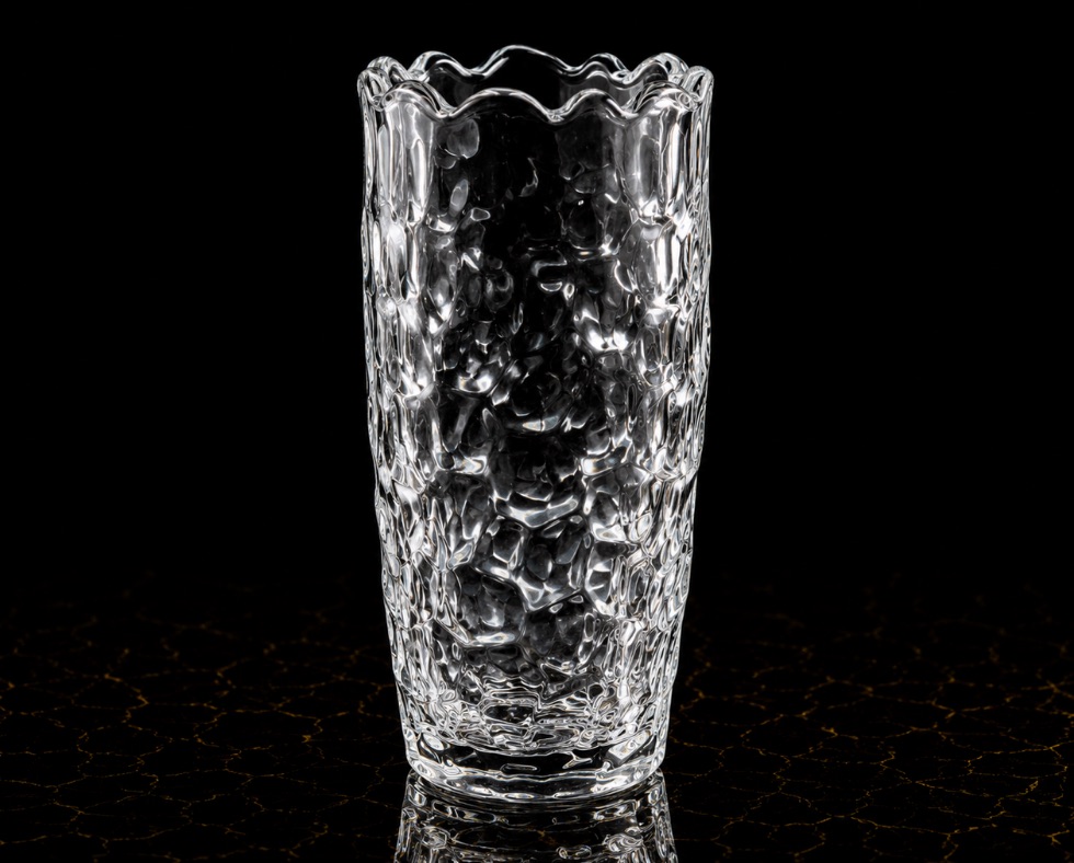 X-D-PSD***980 x 788 - GLASS VASE - Ref HP122-1E H: 180 mm x Dia Top 75 mm
