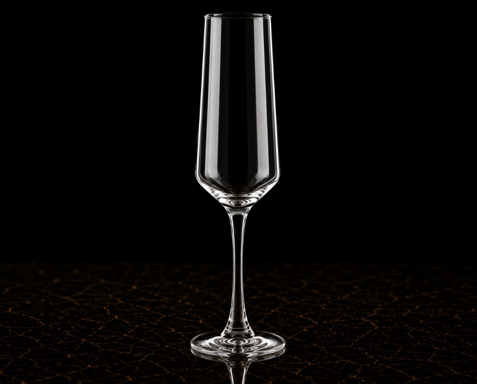 X-D-PSD***980 x 788 - - TULIP Champagne Glass - Material: Ordinary Glass Capacity: 250 mL - Box Set of 6 Glasses -