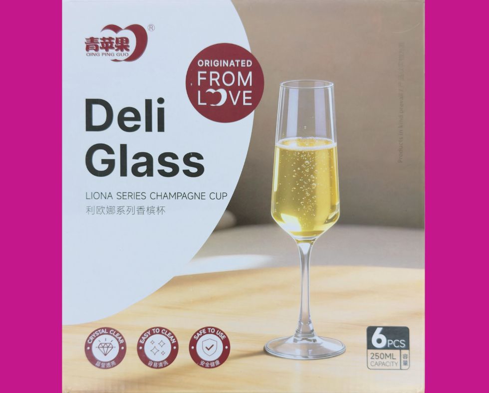 Tulipe Glass - Ordinary Glass H_ 245mm