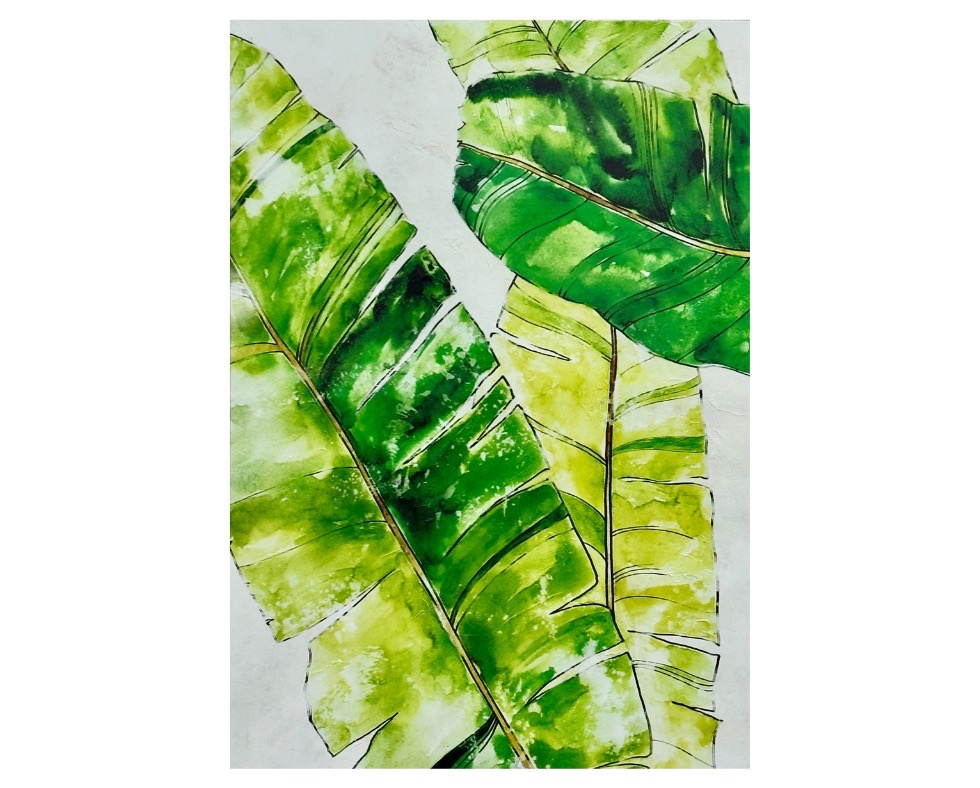 27- 80 x 120 cm Handmade Oil Painting with Wood Frame Grande