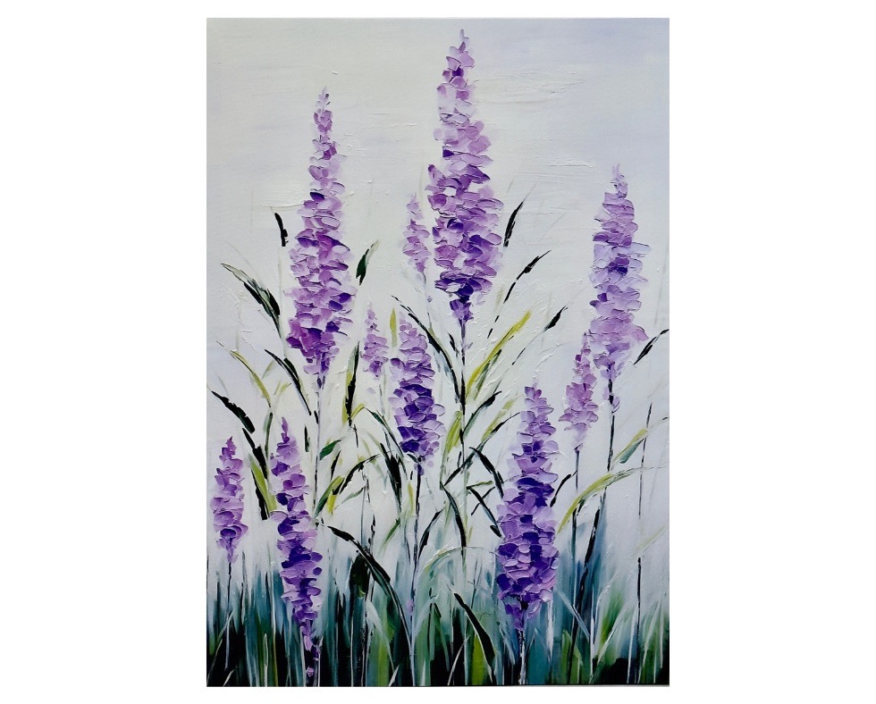 32 80 x 120 cm Handmade Oil Painting with Wood Frame Grande