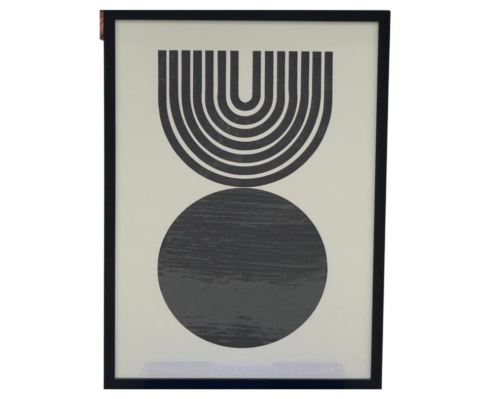 46 50 x 70 cm Handmade Oil Painting with MDF Black Painted Grande