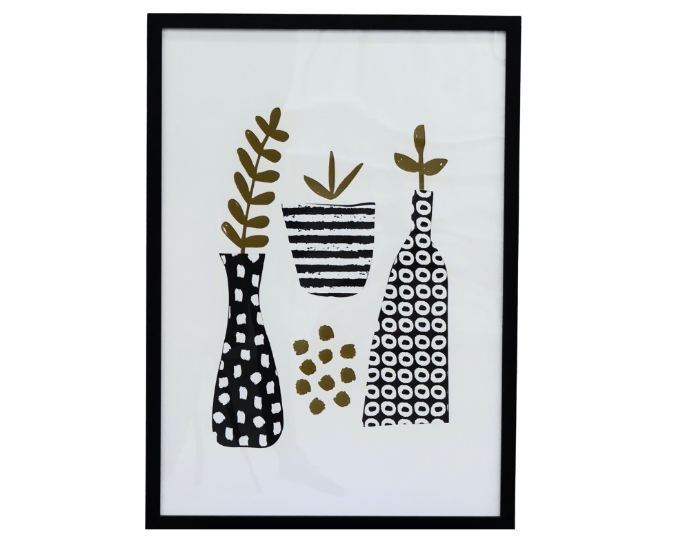 47 50 x 70 cm Handmade Oil Painting with MDF Black Painted Grande