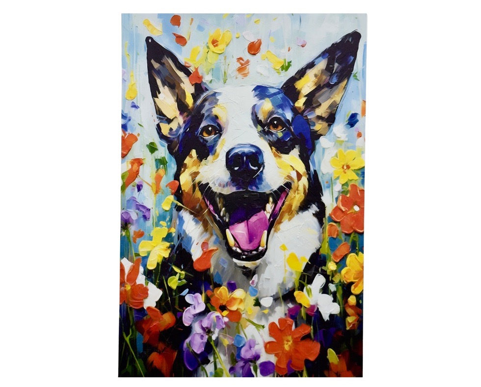 8 - 80 x 120 cm Handmade Oil Painting with Wood Frame Grande