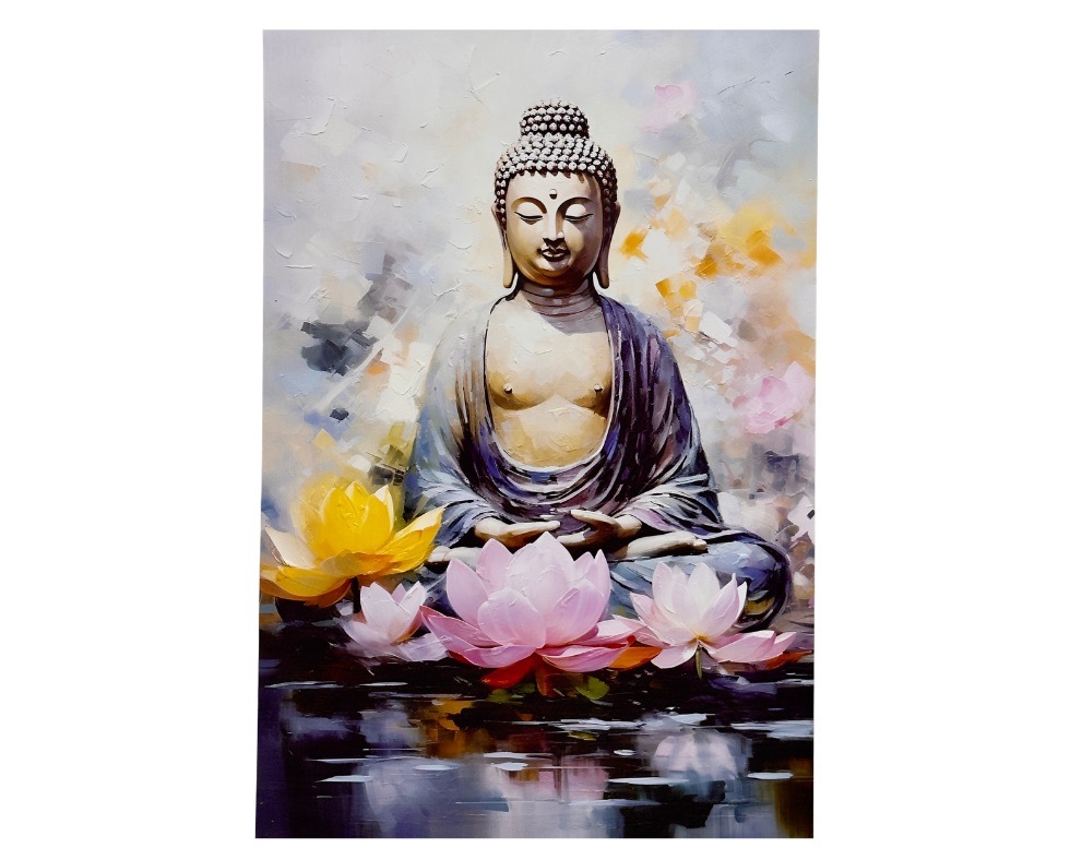 9 - 80 x 120 cm Handmade Oil Painting with Wood Frame Grande