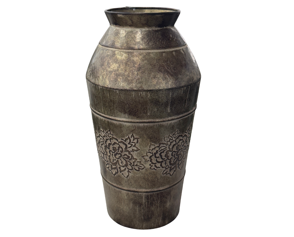 Metal Pot Rusty S D 20 x 39 cm 790THB