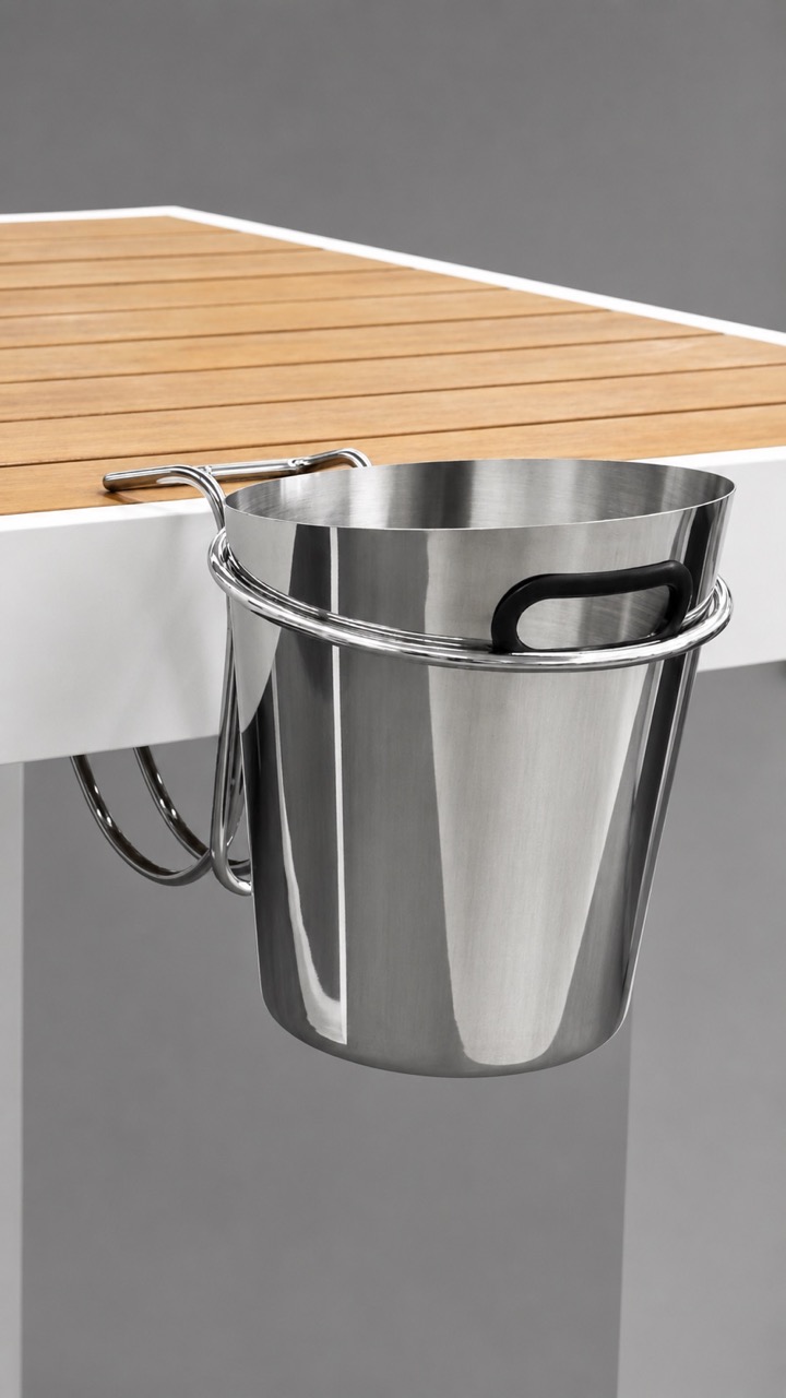 Staneless Steel Table Stand for Bucket Pic.2 Grande