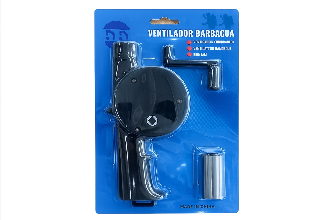 Ventilateur BARBACUA BBQ mecanique manuel Grande